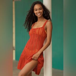 NWT Size L - Anthropologie 100% Cotton Knit Mini Dress (NWT US$ 128)